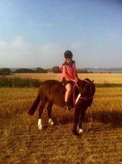 Summer rides in the cornfields, Mo and me