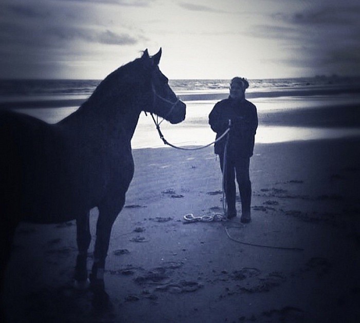 Mo at the beach